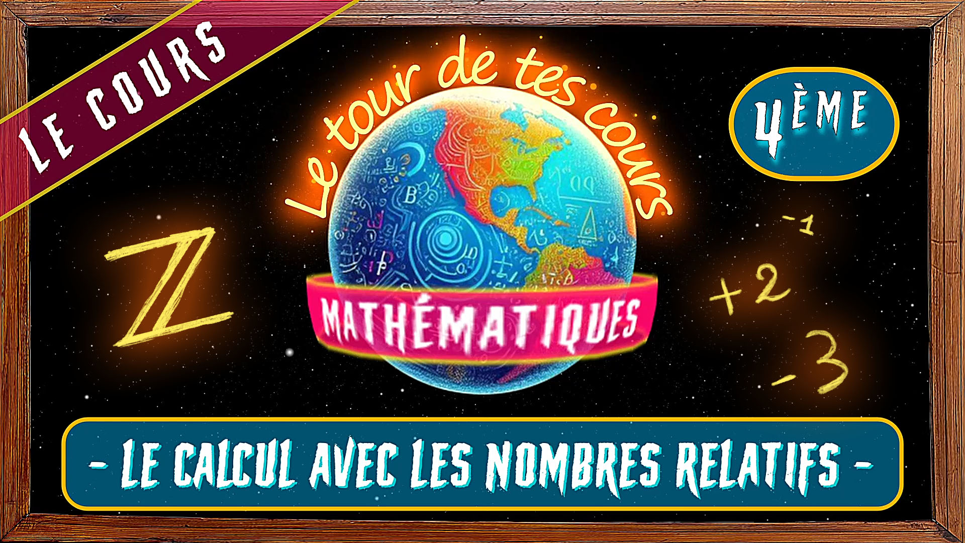 cours sur les nombres relatifs